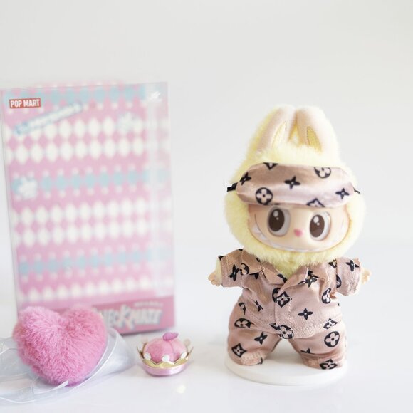 Popmart Other - Authentic MONSTERS Let's Checkmate -Vinyl Plush Labubu with Designer Clothing